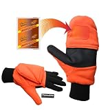 Heat Factory Pop-Top Mittens with Glove Liner for use with Heat Factory Hand Warmers