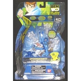 Ben 10 (Ten) 4 Inch Deluxe Alien Collectible Series 3 Action Figure Spidermonkey