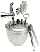 Kitchen & Housewares : Cilio Stainless Steel 8-Piece Bar Set
