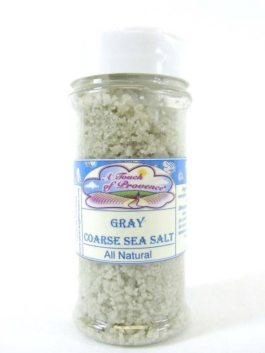 Provence Camargue Coarse Sea Salt 325 gr 11.5 oz shaker 100% natural by Touch of Provence