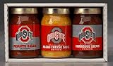 Kentucky Wildcats NCAA Triple Play Gift Set of Nacho Cheese, Salsa and Barbecue Sauce