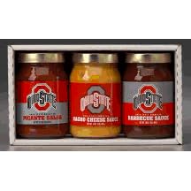 Auburn Tigers NCAA Triple Play Gift Set of Nacho Cheese, Salsa and Barbecue Sauce