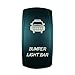 STVMotorsports 5 Pin Laser Rocker Switch Bumper Light BAR On/Off LED Light 12V 20A – Blue