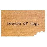 Beware of Dog Doormat by Boston Warehouse