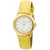Pedre Womens 0231GX Gold-Tone with Yellow Leat