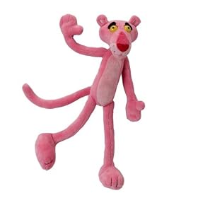 Jemini - Panth�re rose Peluche 24 cm