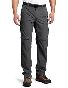 Columbia Men's Silver Ridge Convertible Pant, Grill, 42 x 32