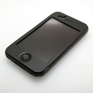 Cozip Polycarbonate soft d�nn H�lle Cover Skin SCHWARZ f�r Apple iPhone 3G 3GS + Displayschutzfolie