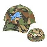 Detroit Lions Green Camouflage Adjustable Baseball Hat