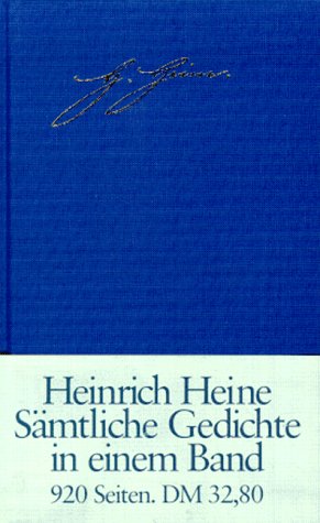 S�mtliche Gedichte in zeitlicher Folge