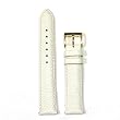 Watchband Genuine Lizard White 20mm Watchband Genuine Lizard White 20mm