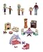 Fisher Price Loving Family Gift Set: 6 Dolls & Kids Bedroom, Dining Room, Family Room