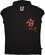 Emily the Strange juniors BLACK Kitty Polo with Stars