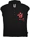 Emily the Strange juniors BLACK Kitty Polo with Stars