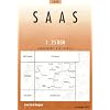 Swisstopo 1 : 25 000 Saas (Landeskarte Der Schweiz)