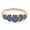 14K Rose Gold Ladies 5 Stone Opal English Victorian Style Ring - Finger Sizes 5 to 12 Available