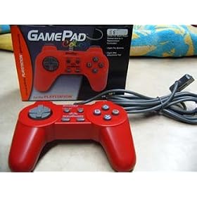 Interact PS1 Controller Red/Grey/Green