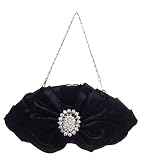 Womens Fabric Slouched clutch/ hand Bag