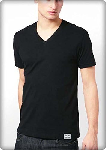 japan short sleeve Basic v neck tee Size XL