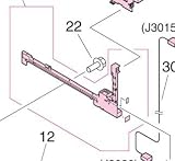 Hp Laserjet 9500 Rf5-3545-000cn Rail Guide Front