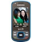 SAVE $250.00 - Samsung Exclaim M550 Phone, Blue/Black (Sprint) $49.99