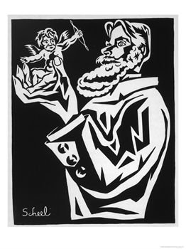 Henry Havelock Ellis, English Physician and Psychologist and Man of Letters Art Giclee Poster Print by Scheel, 18x24