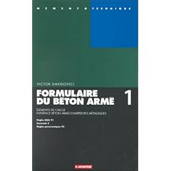 Formulaire du b�ton arm� V1, 2e �dition