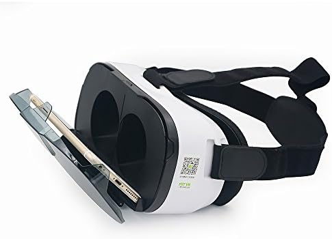 JCalcifer 3D Virtual Reality Headset for Cell Phone 3D Movies and Games - Compatible with 4 to 6.5 inch Smartphone iPhone Samsung LG HTC
