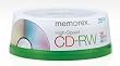 Memorex 80 Minute CD-RW 12x High Speed 25 Pack Spindle