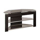 Powell Glossy Silver TV Stand
