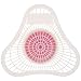 Hospeco 01901 Health Gards Non-Para Urinal Screen with Block, Dark Pink, Cherry (Case of 12)