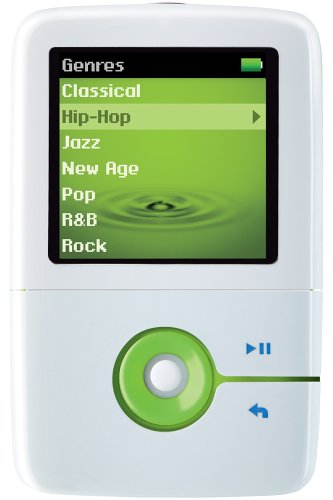 Creative Zen V 2 GB Portable Media Player (White/Green)