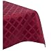 Lenox Laurel Leaf 70-by-86-Inch Oblong / Rectangle Tablecloth, Cranberry