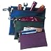 Custom LeatherCraft 1101 3 Multi-Purpose, Clip-On Zippered Bags