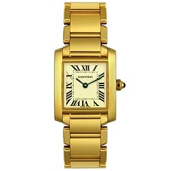 Cartier Women's W50002N2 Tank Francaise 18K Yellow Gold Watch