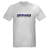 South Beach, Florida Ash Grey T-Shirt Vintage Light T-Shirt by CafePress