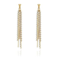 Punkrockkette Ohrclips - Gold