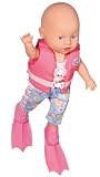 Zapf Creation 813058 - my little BABY born Schwimmpuppe Wasserspaß
