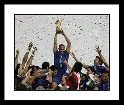 Fabio Cannavaro Italy Framed 8x10 Photograph 2006 World Cup Trophy Celebration