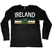 Ireland Crest International Soccer Thermal Shirt, Irish Soccer Mens Thermal Shirt