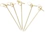 Steven Raichlen Best of Barbecue Knotted Bamboo Grilling Kabob Skewers Set of 24 (4-inch Long)