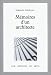 M�moires d'un architecte - Fernand Pouillon
