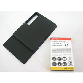 Motorola Droid 3 XT862 Extended Capacity 3500mAh Li-Ion Battery + Battery Door Cover ~ Mobile Phone Repair Parts Replacement: Electronics