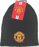 Manchester United FC knitted beanie hat black