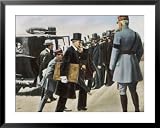 The Terms of the Treaty of Versailles are Finally Agreed and Set out in the Golden Book Framed Art Poster Print, 39x31