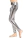 Aaronano Little Girls' Metallic Color Shiny Stretch Leggings