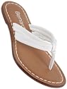 Bernardo Miami Nappa Thongs Flats Sandals Shoes - White