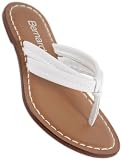 Bernardo Miami Napa Thongs Flats Sandals Shoes - White (9 US)