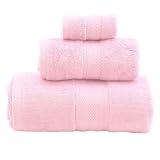 Bamboo and Organic Cotton Towel Set - Pink