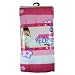 Girls Fashion Tights XL 11/14 - Girls Fashion Hosiery Colored Tights (Pink White Striped)